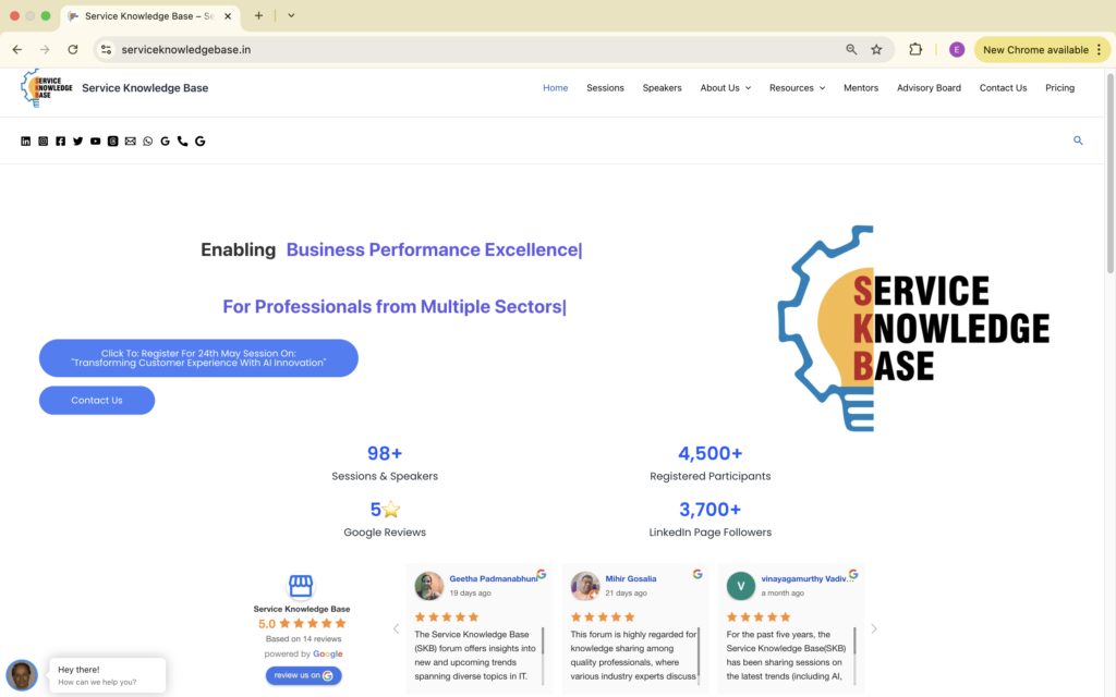 Service Knowledge Base
